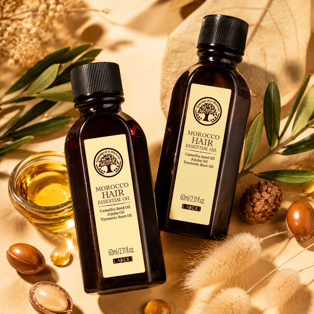 Huile Capillaire Premium à l'Argan du Maroc – 60ML