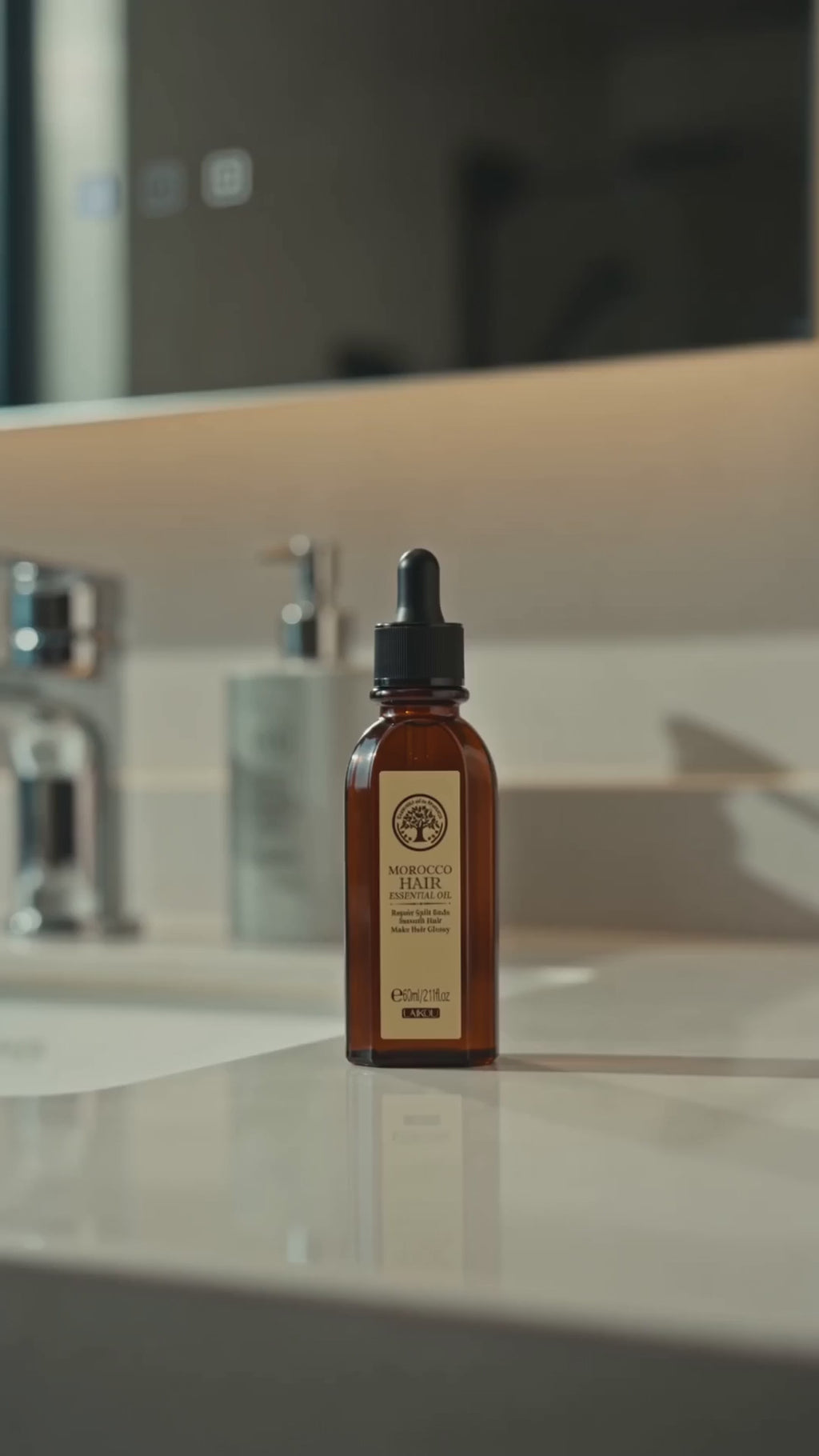 Huile Capillaire Premium à l'Argan du Maroc – 60ML